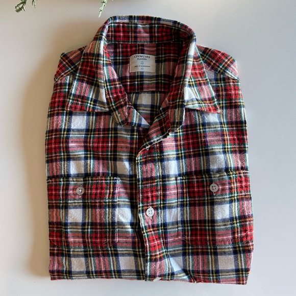 J.Crew Kids Flannel Plaid Shirt - Picture 1 of 5